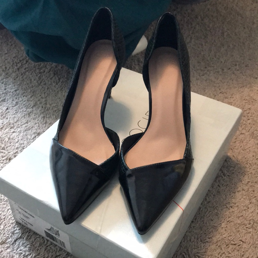ASOS snakeskin pumps